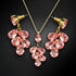 Komplektas "Amber II (Light Rose)" su Preciosa™ kristalais